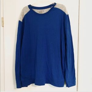 Old Navy Blue & Grey Long Sleeve Shirt